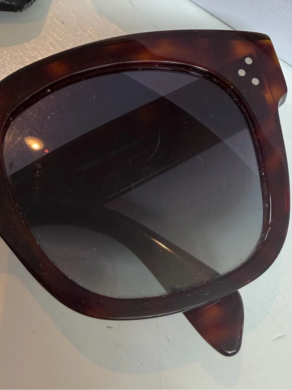 Céline Sunglasses Tortoise Polarized Brown Lenses with Case, Box + Original Tags
